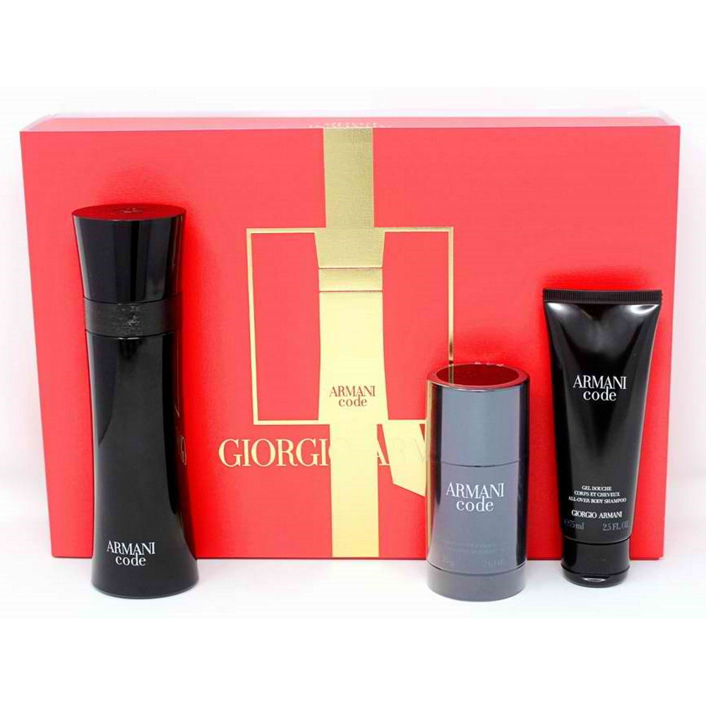 Giorgio Armani Code 125mL EDT 3pc. Gift Set Brands