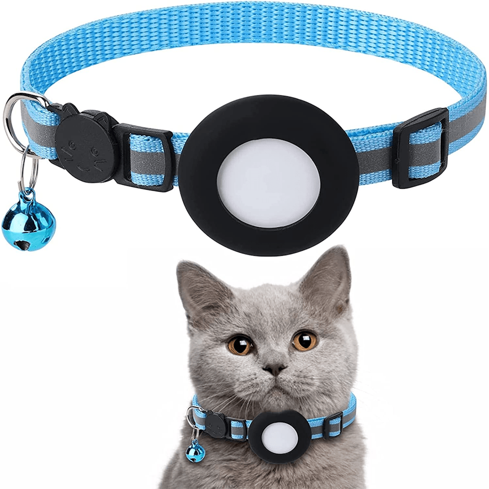 AirTag Collar Blue