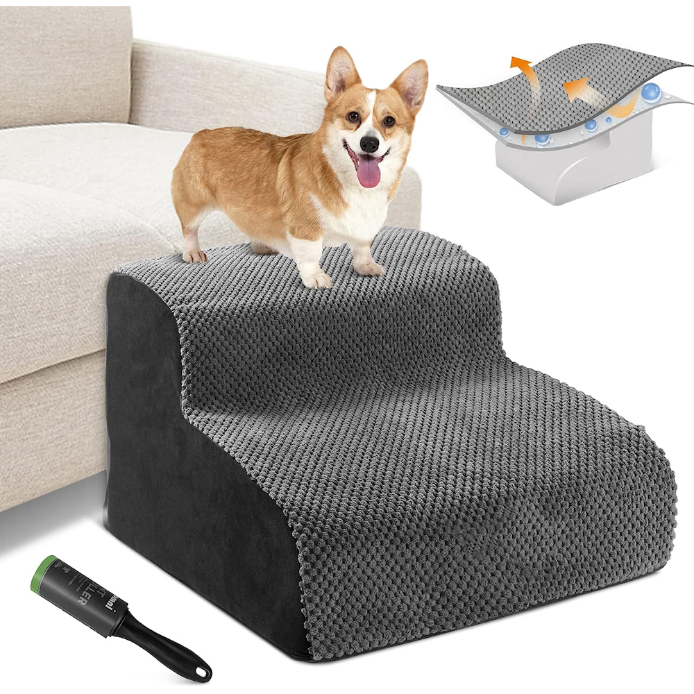 2 Tier High Density Foam Pet Stairs Brands