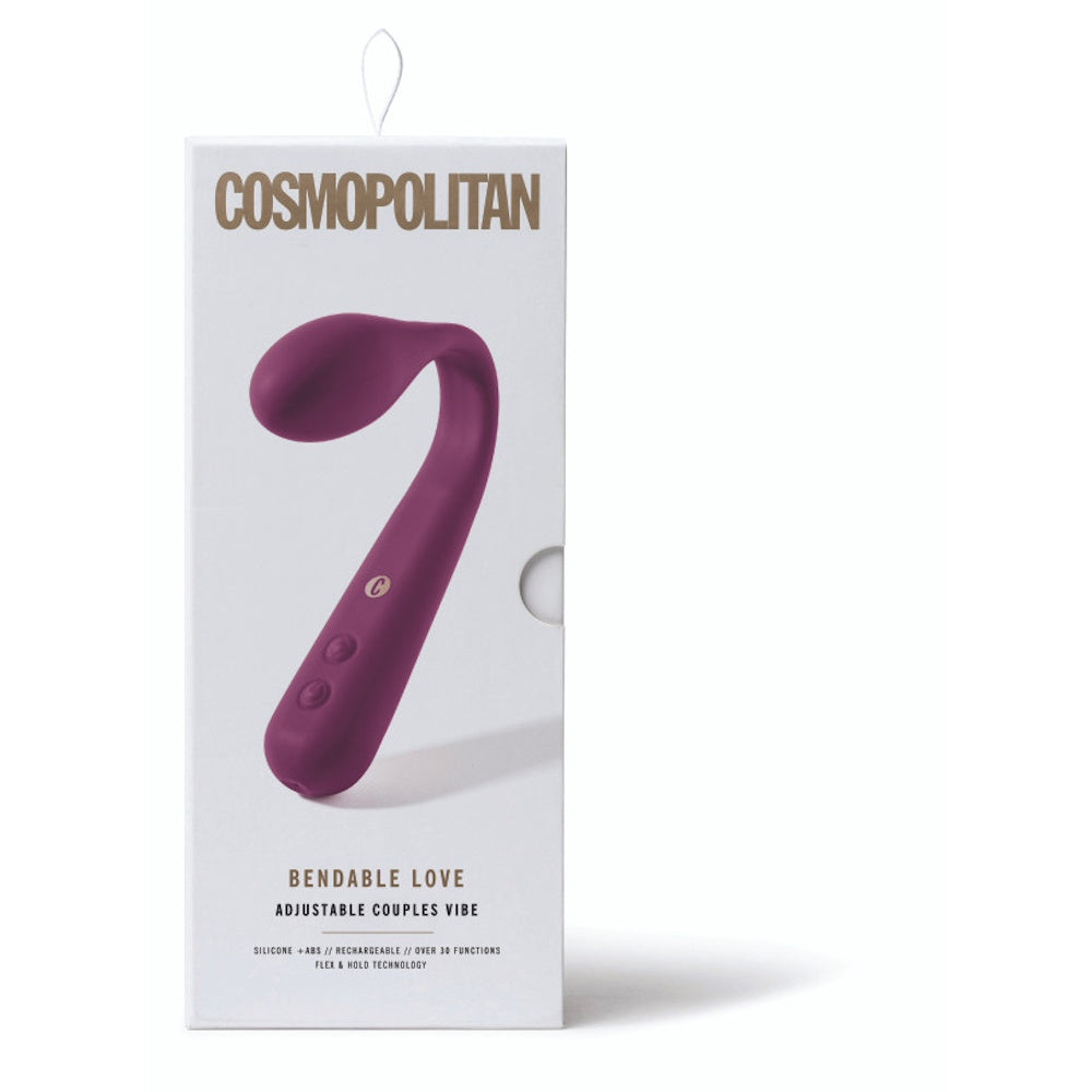 Cosmopolitan BENDABLE LOVE Adjustable Couples Vibe - Purple