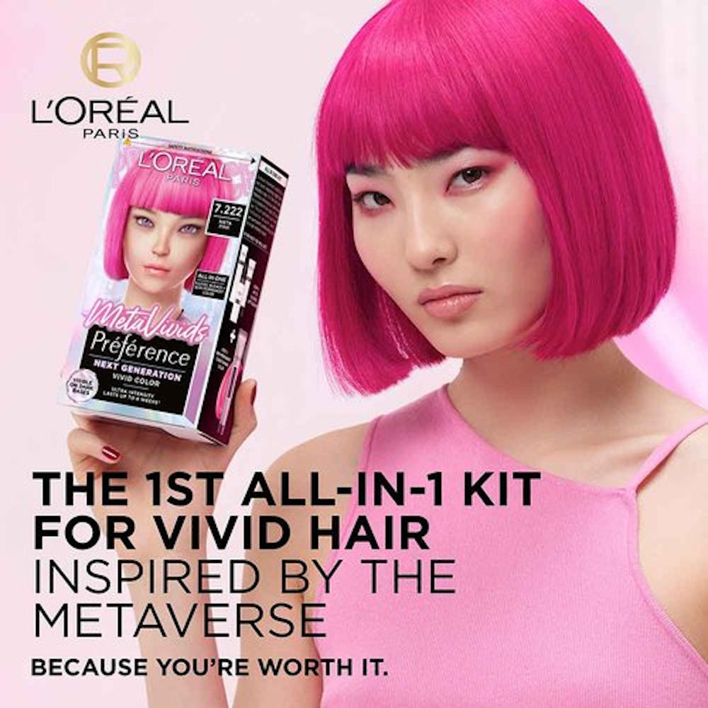 L'Oréal Paris MetaVivids Préférence Semi Permanent Hair Colour - 7.222 Meta Pink