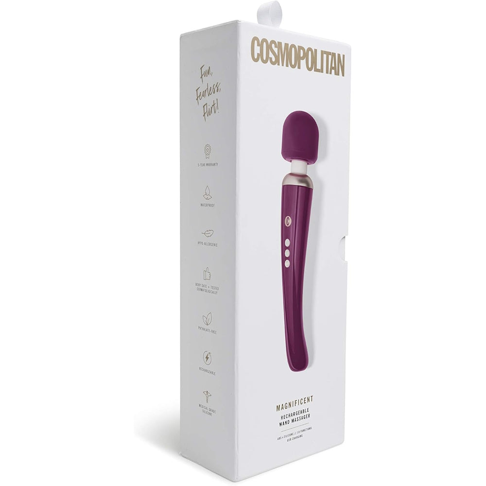 Cosmopolitan MAGNIFICENT Rechargeable Wand Massager - Purple