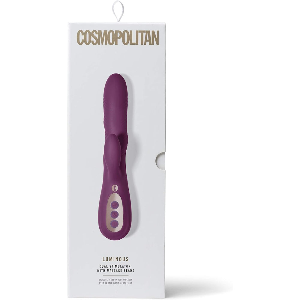 Cosmopolitan LUMINOUS Dual Stimulator with Massage Beads - Purple