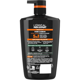 L'Oréal Paris MEN EXPERT Pure Carbon Total Clean Shower Gel 1L