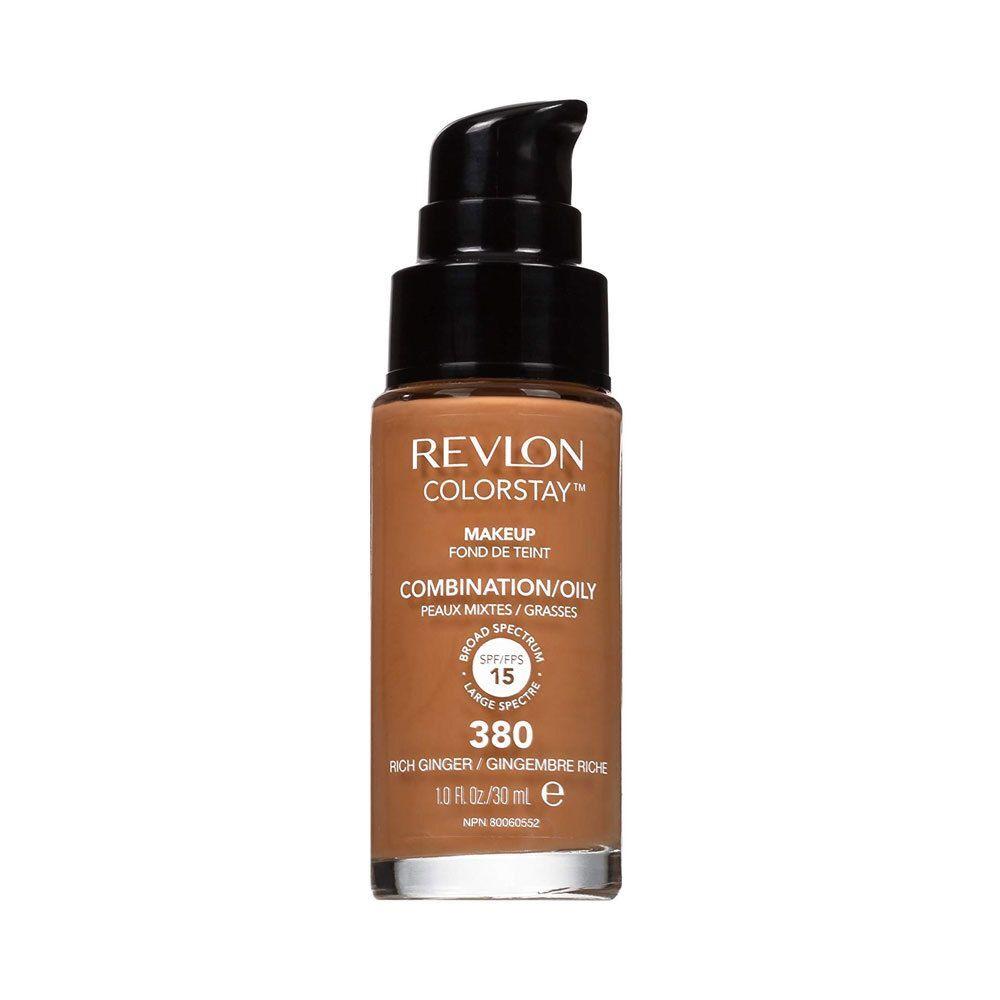 Revlon Colorstay Combination/Oily Skin Makeup Foundation Natural Finish - 380 Rich Ginger