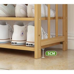 8-Tier Bamboo Shoe Storage Organizer