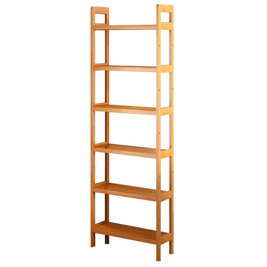 6-Tier Bamboo Bookshelf Storage Rack - 50cm