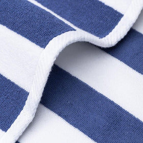 100% Cotton Stripe Bath Towel - Blue