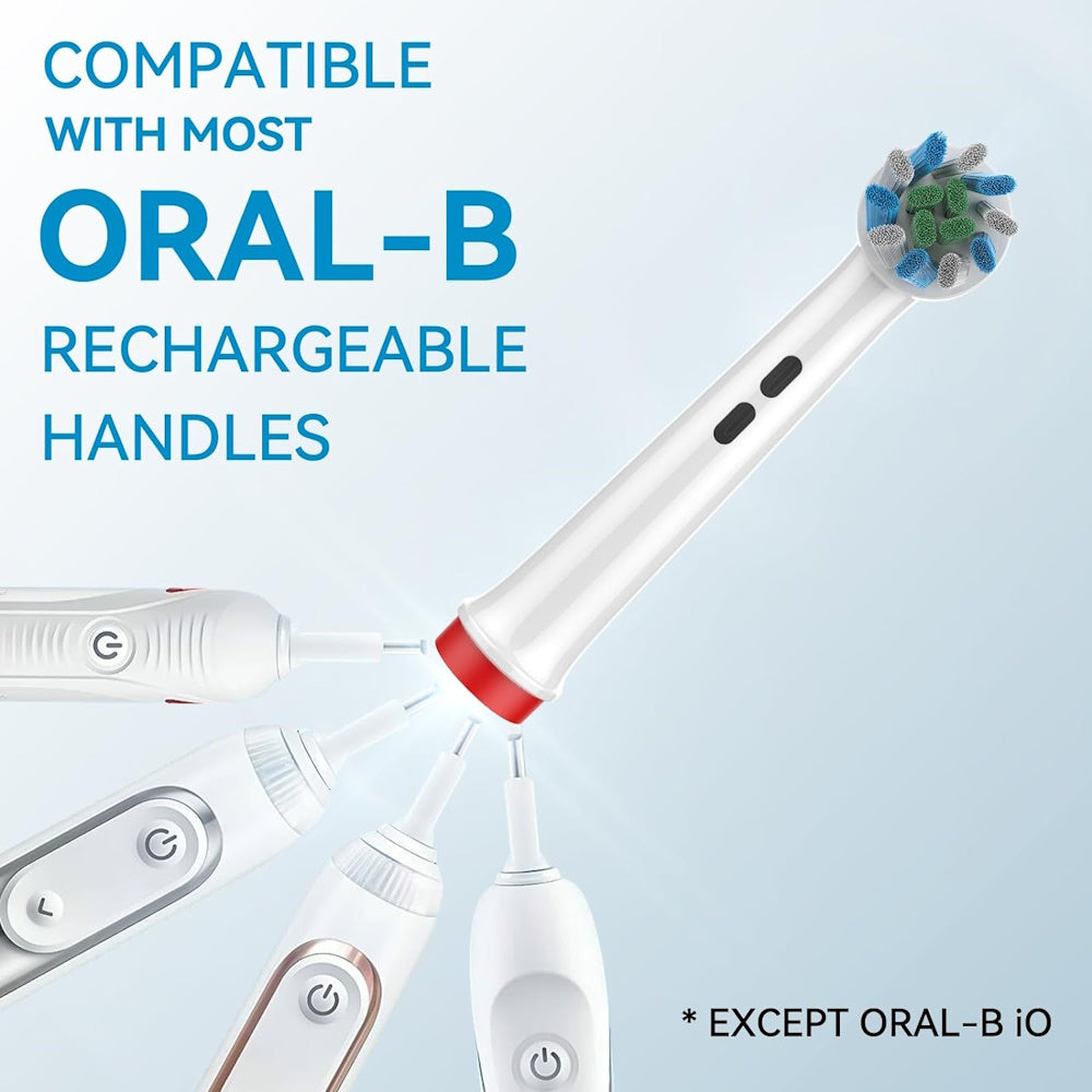 8 pcs. Brush Heads for Oral B - Plaque Removal