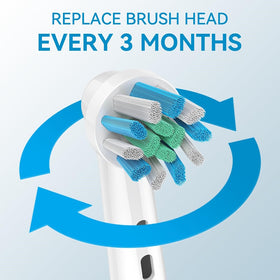 8 pcs. Brush Heads for Oral B - Plaque Removal