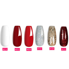 6 pcs. Gel Nail Polish Set