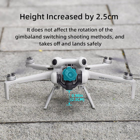 Landing Gear Compatible with DJI Mini 4 Pro - Gray