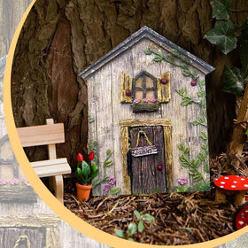 6 pcs. Fairy Doors Garden Decor - Style 2