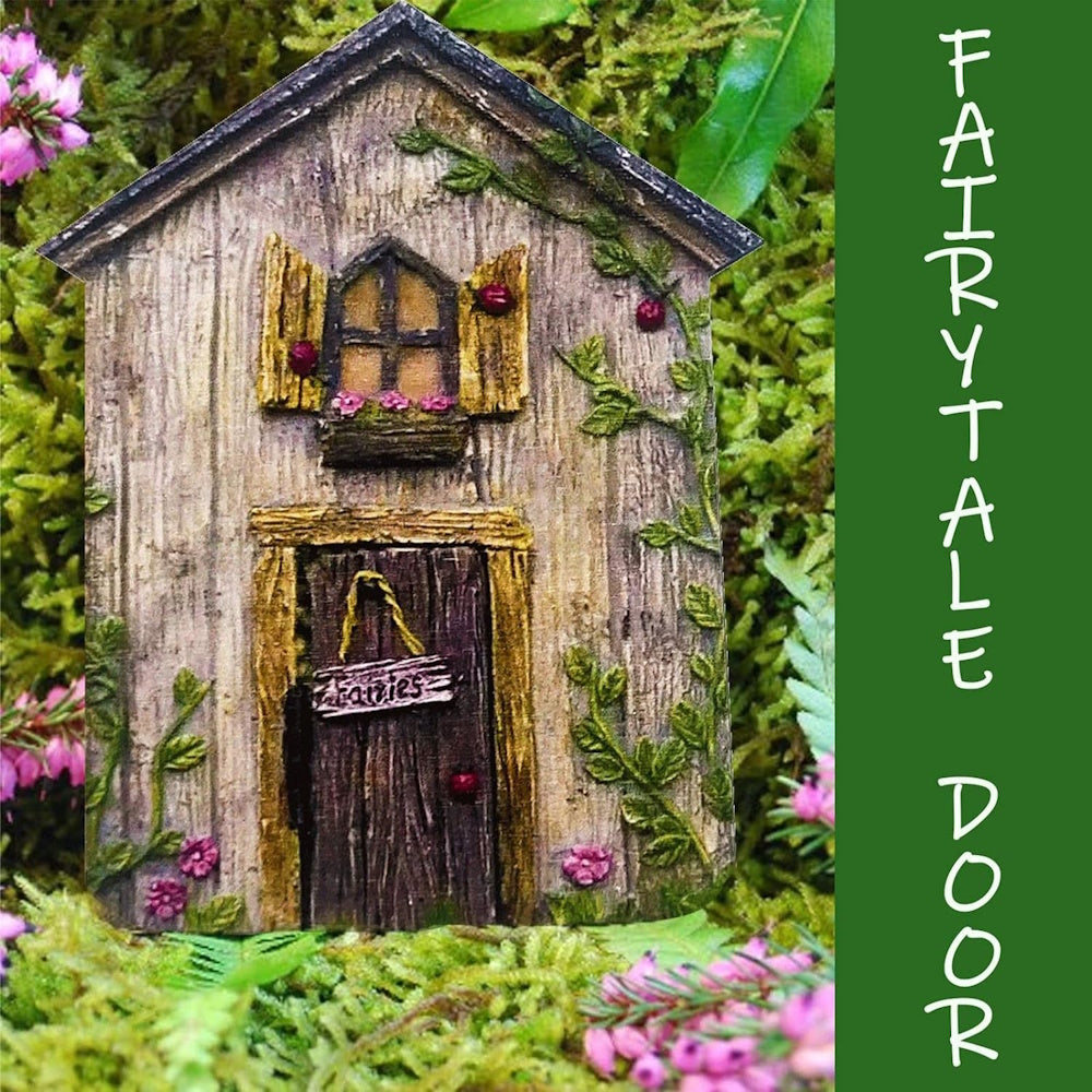 6 pcs. Fairy Doors Garden Decor - Style 2