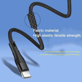 Anti Tangles 60W Type-C to C Magnetic Charge Cable - Black