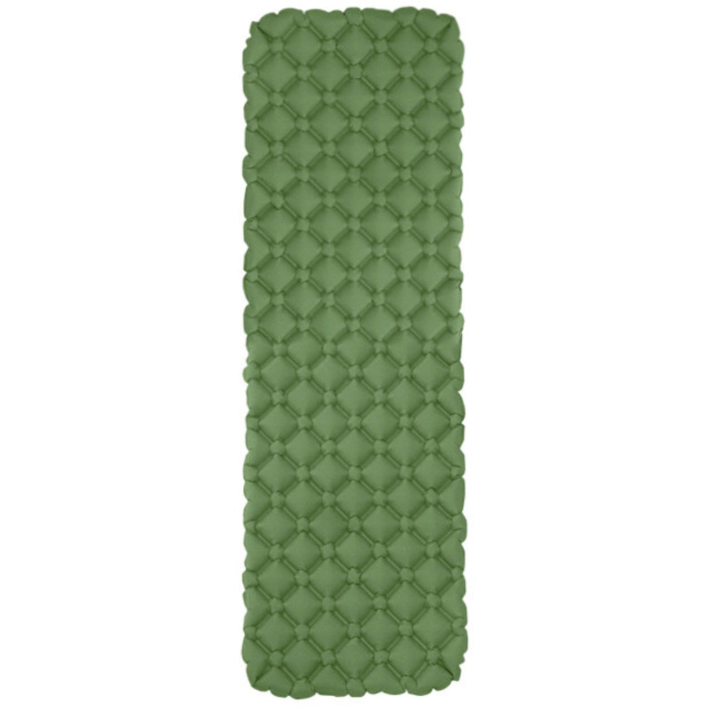 Single Inflatable Camping Mattress Sleeping Pad - Green