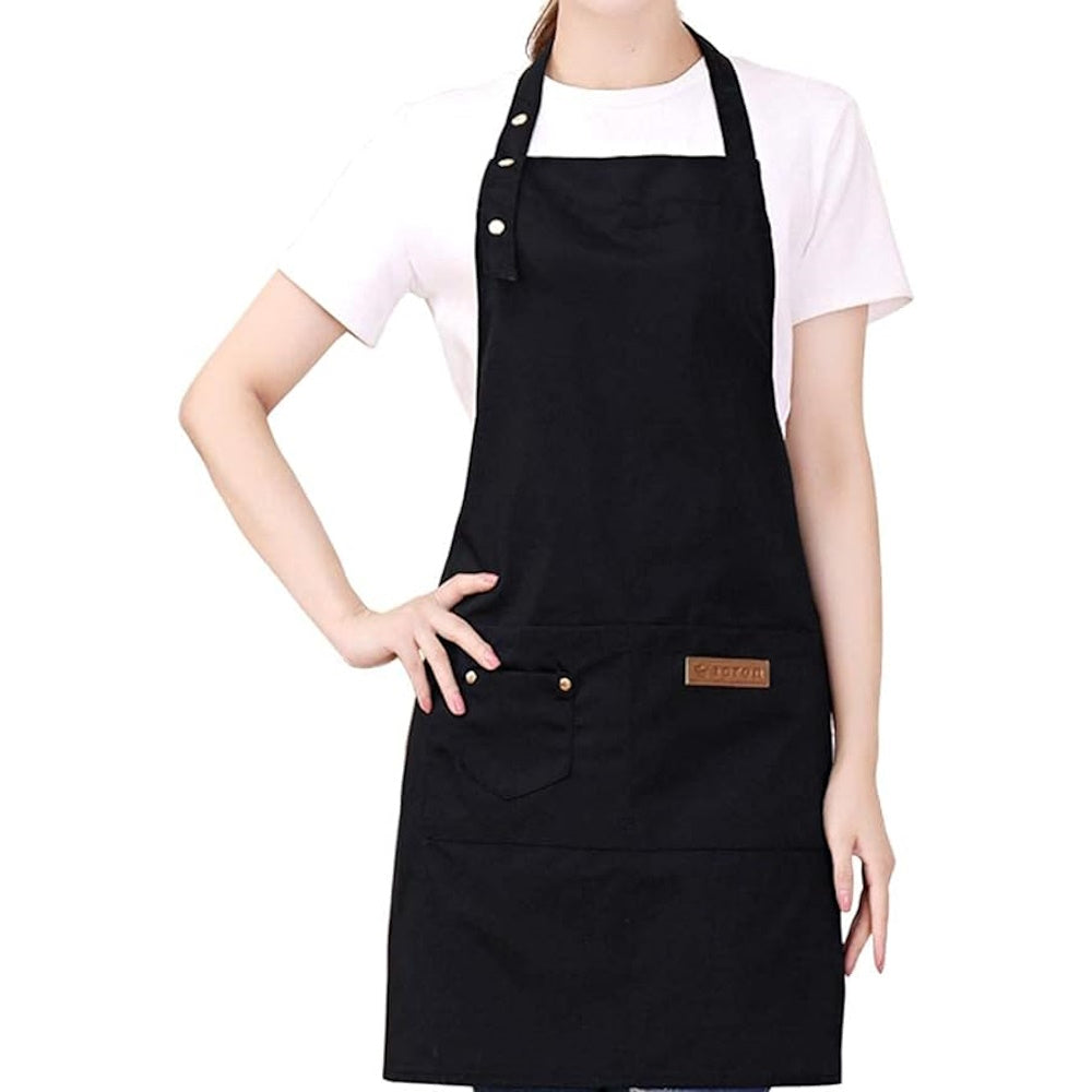 Waterproof Kitchen Aprons with 3 Pockets