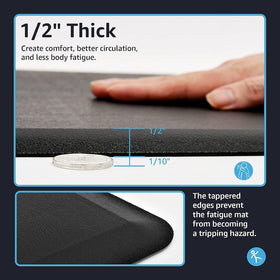 Anti-Fatigue Floor Mat for Kitchen/Office - 44x71 cm