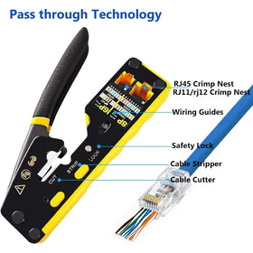 Multi-Functional RJ45 Ethernet Crimping Tool Kit