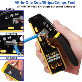 Multi-Functional RJ45 Ethernet Crimping Tool Kit