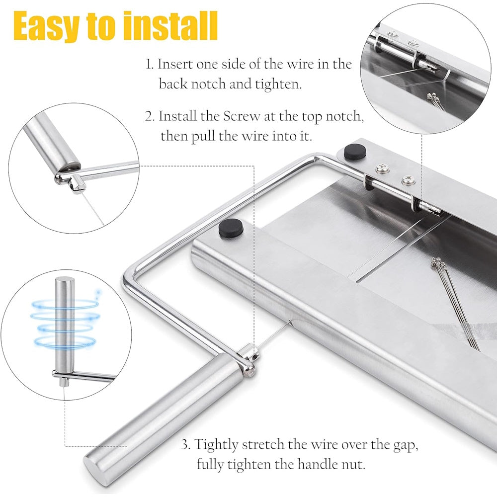 Stainless Steel Cheese and Butter Slicer