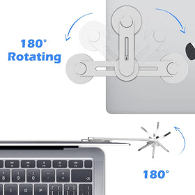 Magnetic Laptop Phone Holder Compatible with Magsafe iPhone