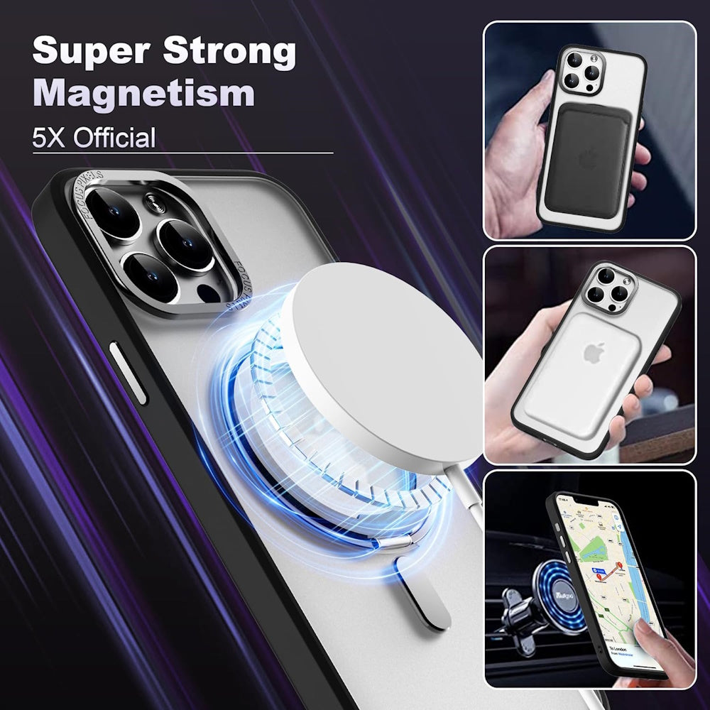 iPhone 13 Pro Case with 360° Rotatable Magnetic Ring Stand