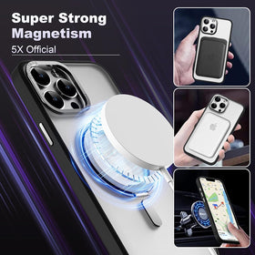 iPhone 13 Case with 360° Rotatable Magnetic Ring Stand