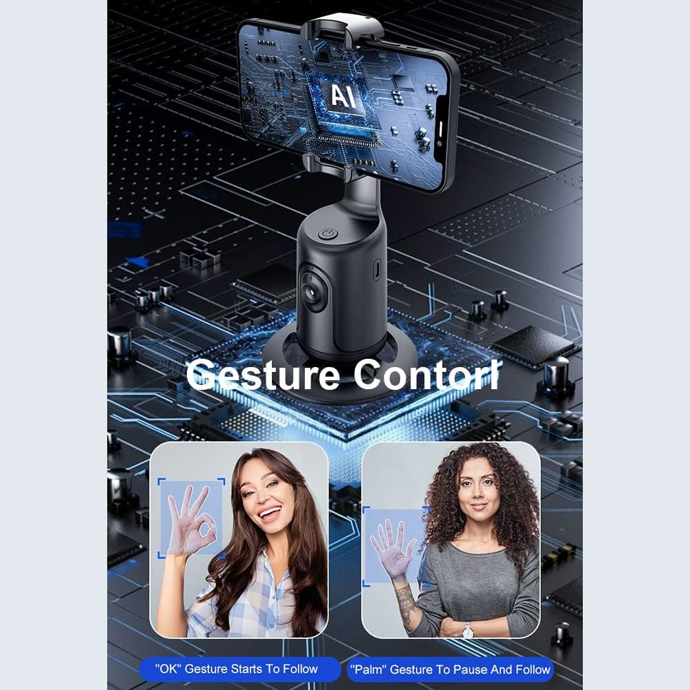 Auto Face Tracking Phone Holder For Live Vlog Streaming Video