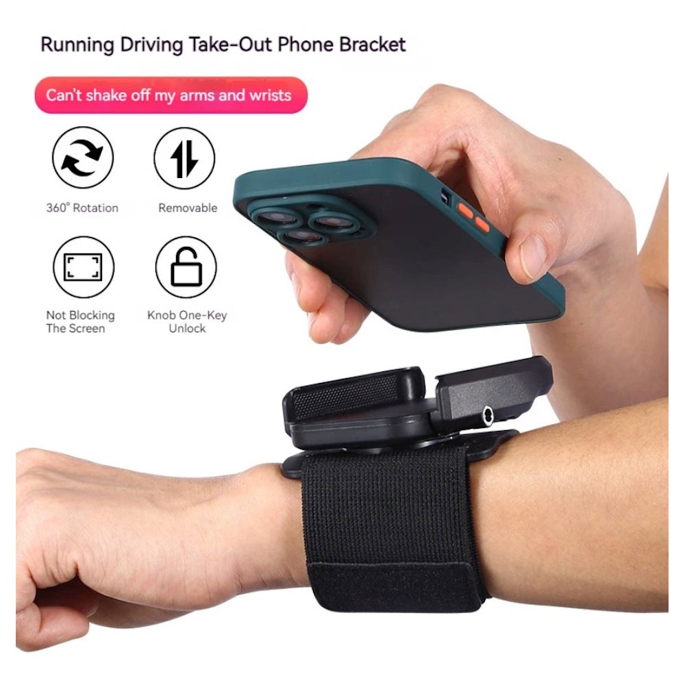 Wrist and Arm Phone Holder for Running Fitness