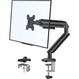 Single Gas Spring Arm Desk Mount for 13-32 " Monitors