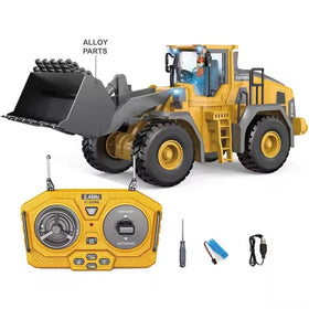 9-Channel Remote Control Construction Bulldozer Toy