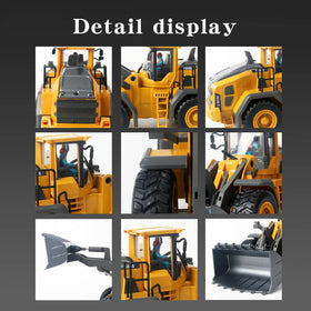 9-Channel Remote Control Construction Bulldozer Toy