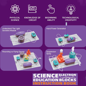 45 pcs. Science Experiments Circuit Board Kit
