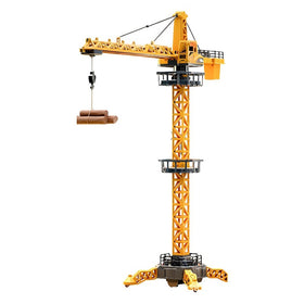 12-Channel Remote Control Giant Tower Crane with LED Lights