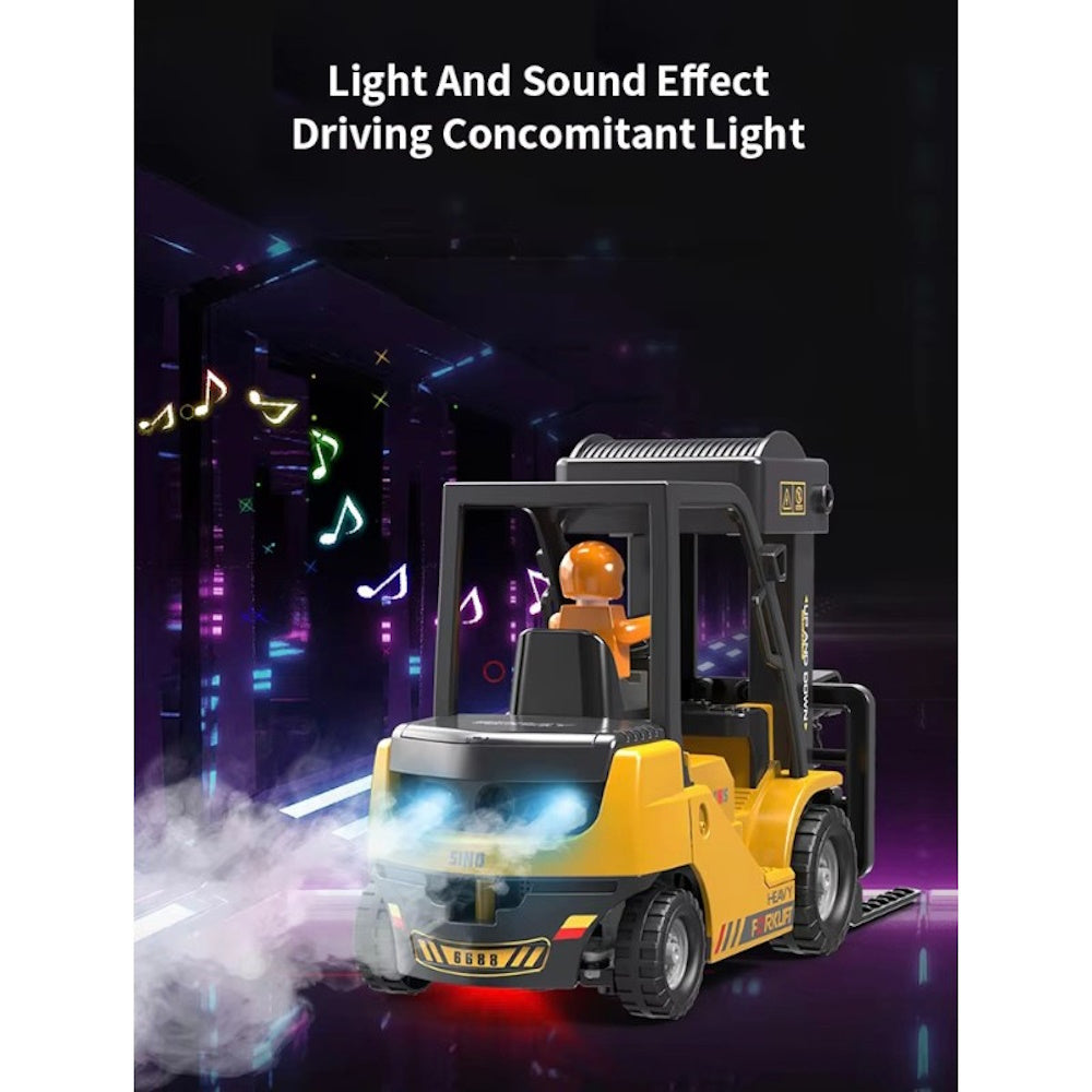 11-Channel RC Forklift Truck with Spray Sound and Lights