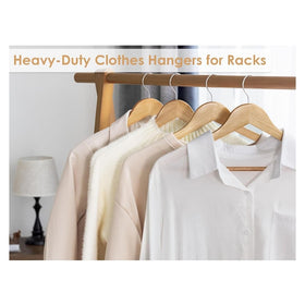 10-pack Wooden Hangers