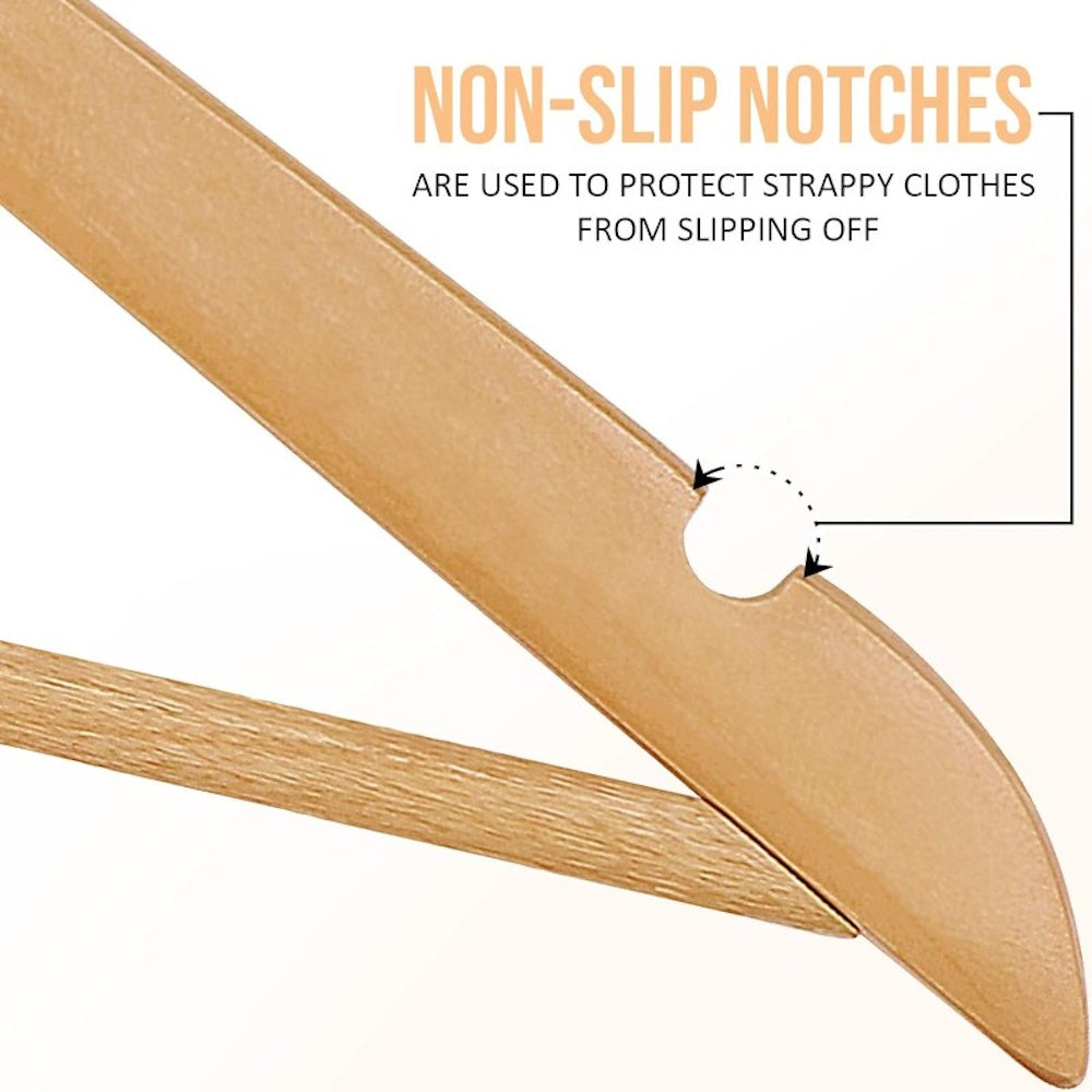 10-pack Wooden Hangers