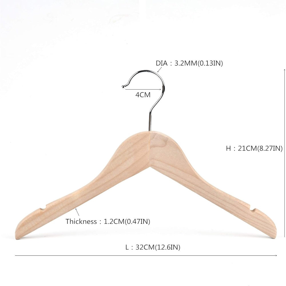 10-pack 360° Swivel Kids Hangers - 32cm