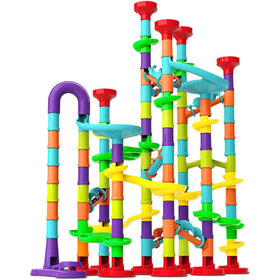 142 pcs. DIY Marble Run Race Set