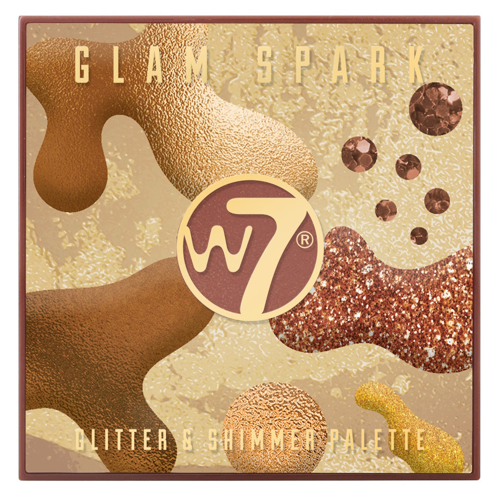 W7 GLAM SPARK Glitter & Shimmer Eye Palette