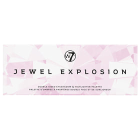 W7 JEWEL EXPLOSION Double Sided Eyeshadow & Highlighter Palette