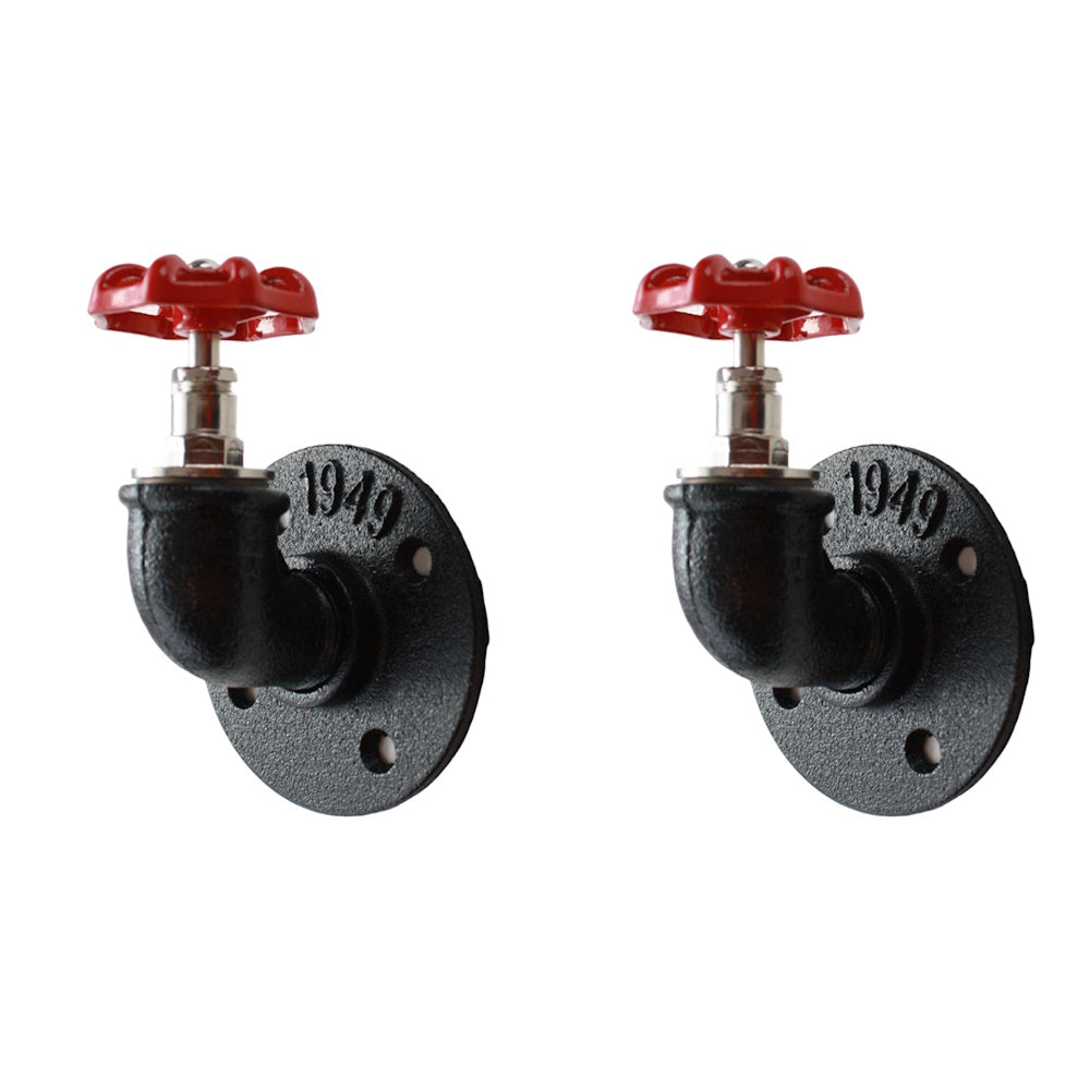 2-pack Industrial Pipe Valve Bent Hook