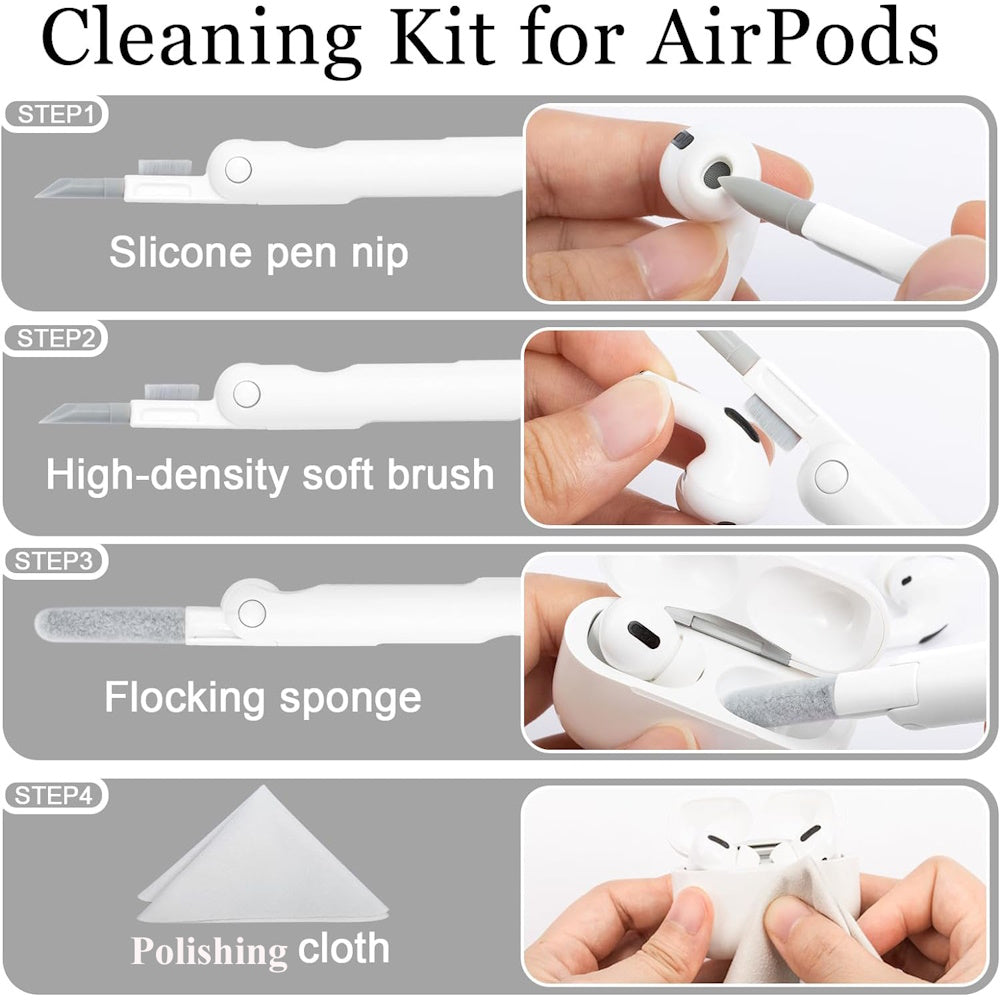 8in1 Cleaner Kit for Airpods, Macbook, iPad, iPod, iWatch