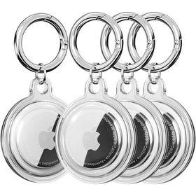 4-pack Waterproof Air Tag Case - Clear