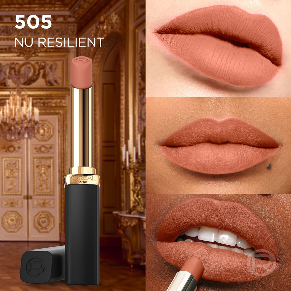 L'Oréal Paris COLOUR RICHE Intense Volume Matte Lipstick - 505 Le Nude Resilient