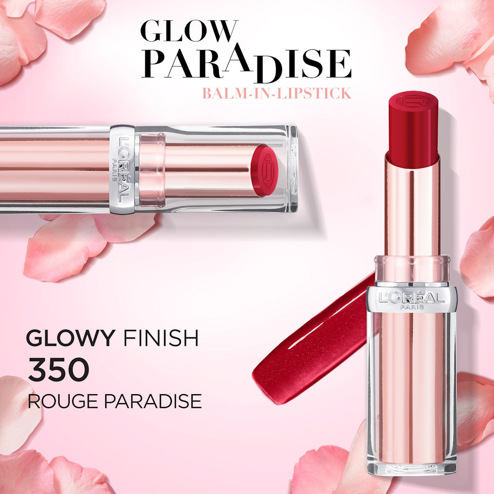 L'Oréal Paris GLOW PARADISE Balm-In-Lipstick - 350 Rouge Paradise