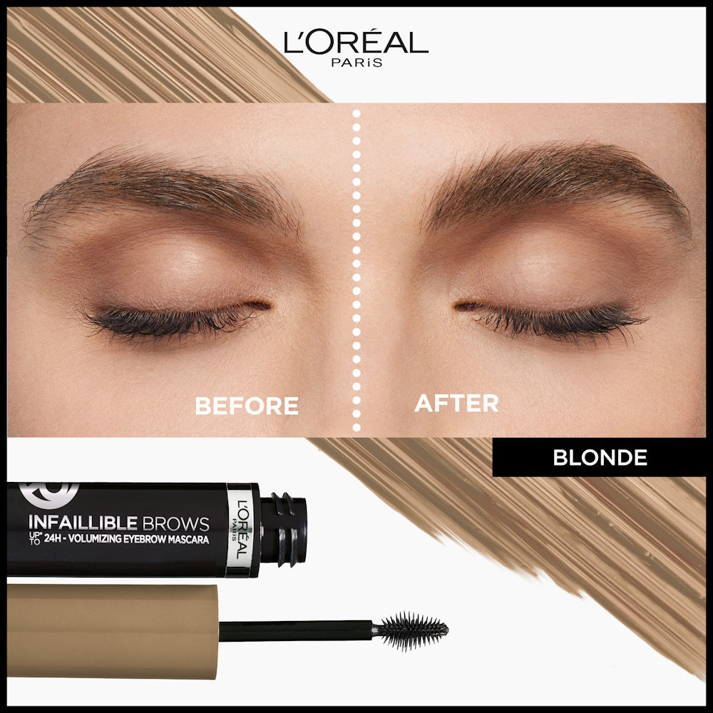 L'Oréal Paris INFAILLIBLE BROWS Volumizing Eyebrow Mascara - 7.0 Blonde