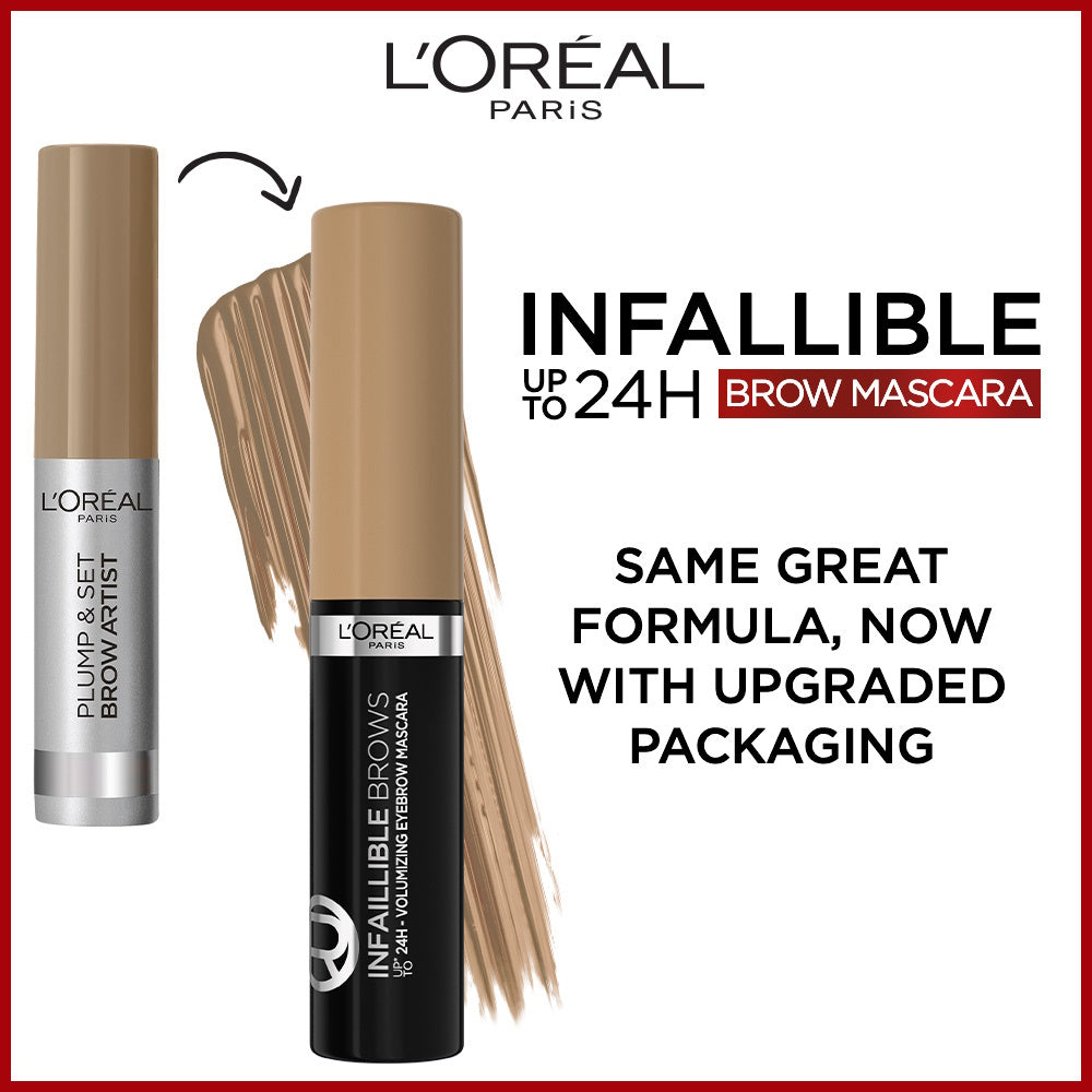 L'Oréal Paris INFAILLIBLE BROWS Volumizing Eyebrow Mascara - 7.0 Blonde