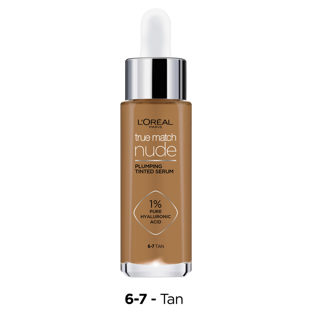 L'Oréal Paris True Match NUDE Plumping Tinted Serum - 6-7 Tan